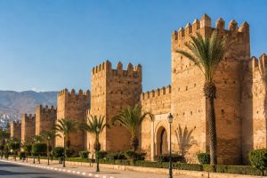 Historic ochre ramparts of Taroudant Morocco