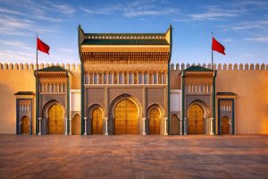 the Famous Gates of the Royal Palace of Fes