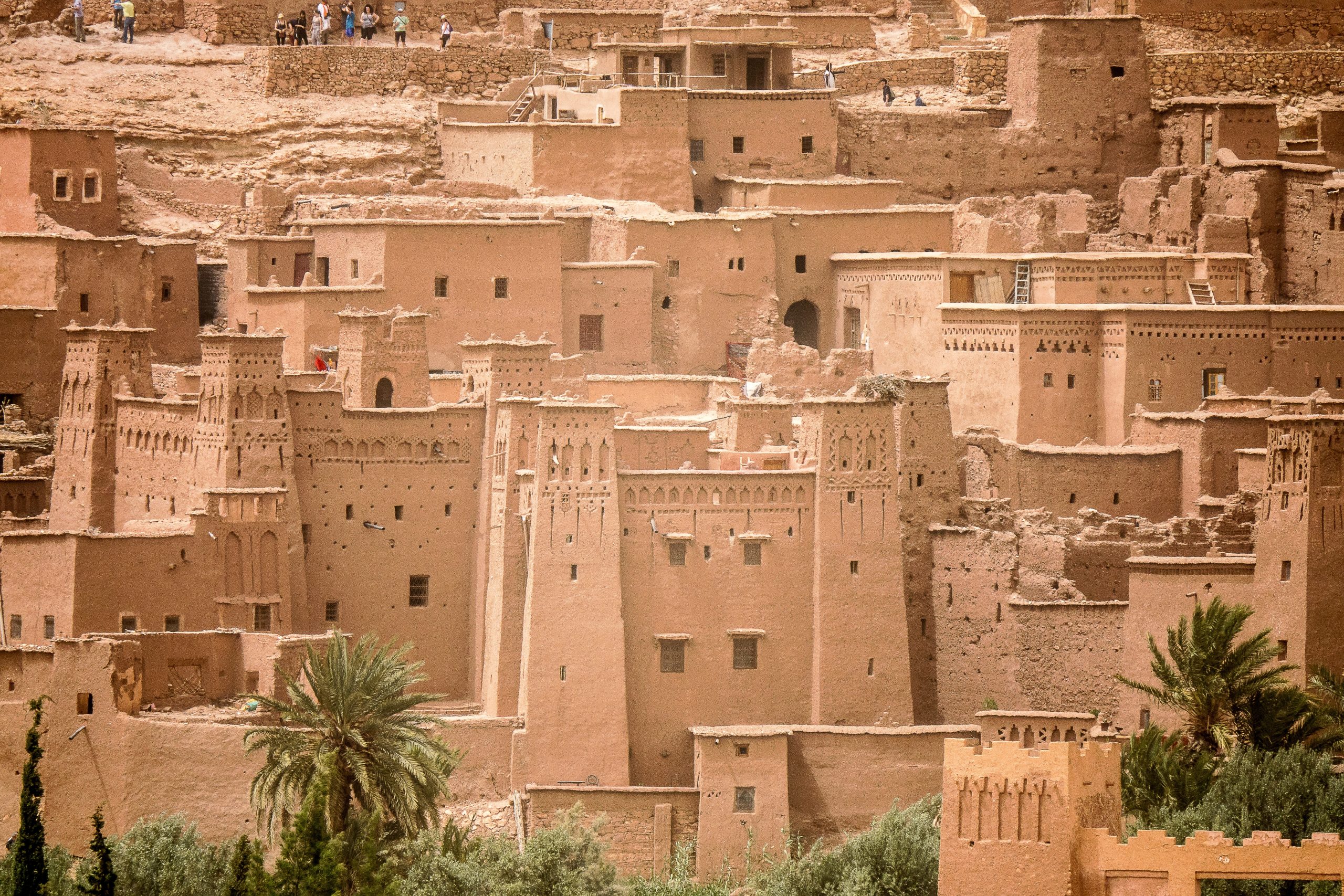 The historical Ait Benhaddou village in Morocco