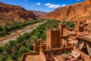 Traditional Amazigh hospitality in Dades Valley Morocco