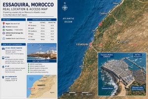 Strategic Location Map of Essaouira | Morocco Travel Guide